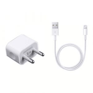 Lightening Usb Cable & 2 Pin Wall Plug